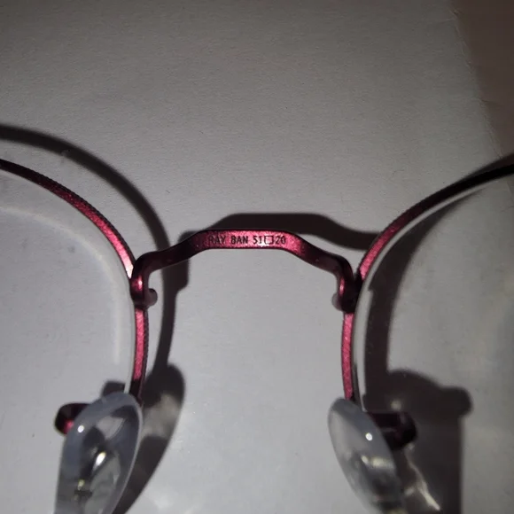 RAY BAN RED CIRCLE METAL FRAMES. - Picture 2 of 6